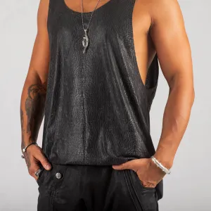 COBALT Waxed Printed Men's Tank Top