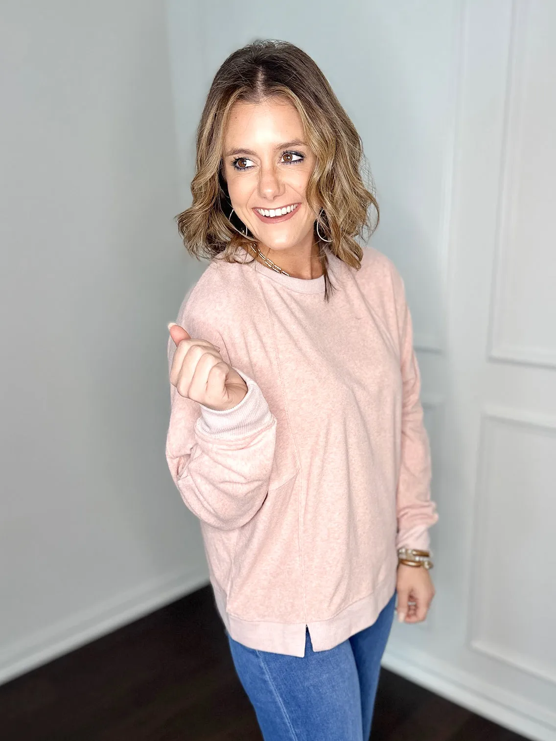 Color Me In Comfort Brushed Pullover