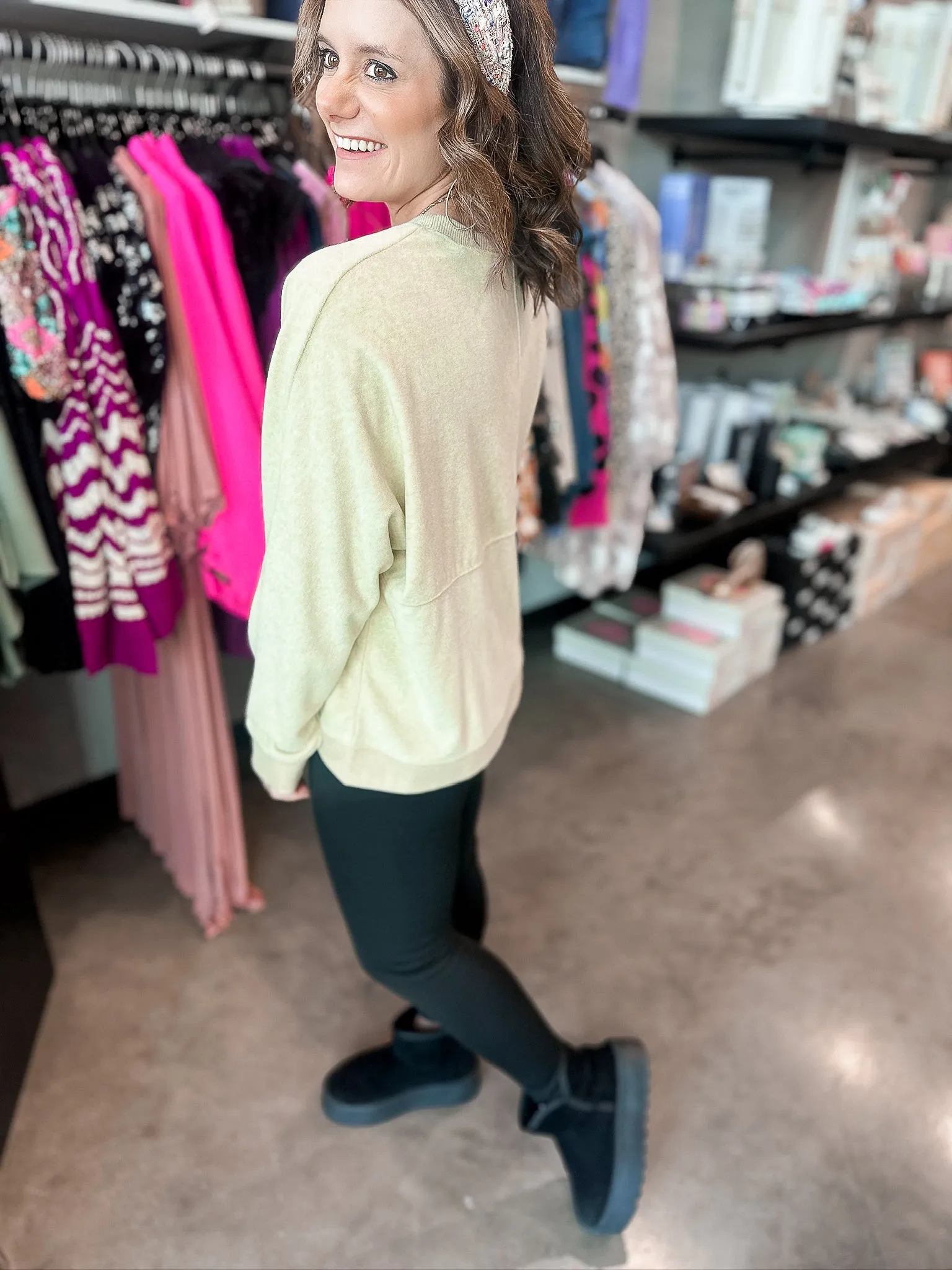 Color Me In Comfort Brushed Pullover