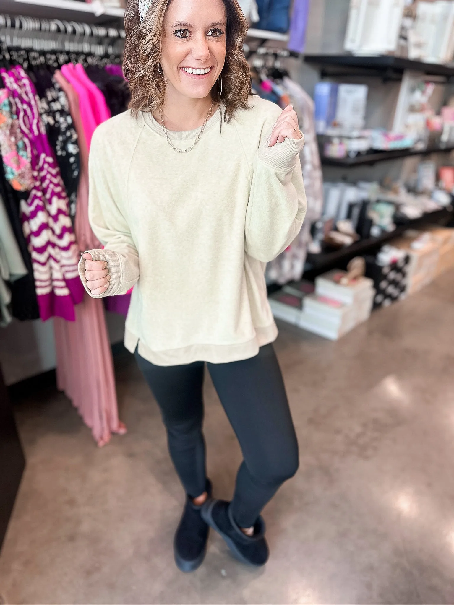 Color Me In Comfort Brushed Pullover