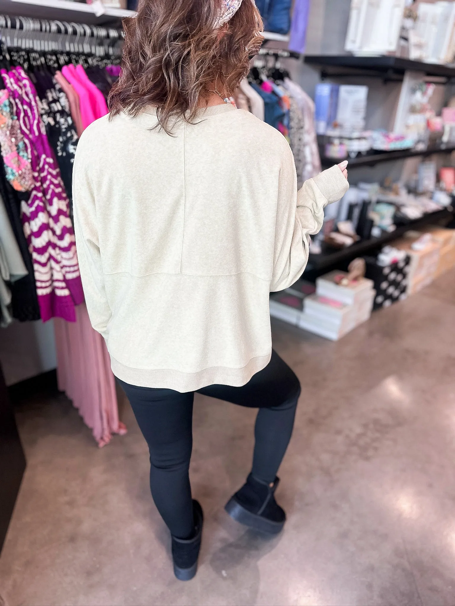 Color Me In Comfort Brushed Pullover