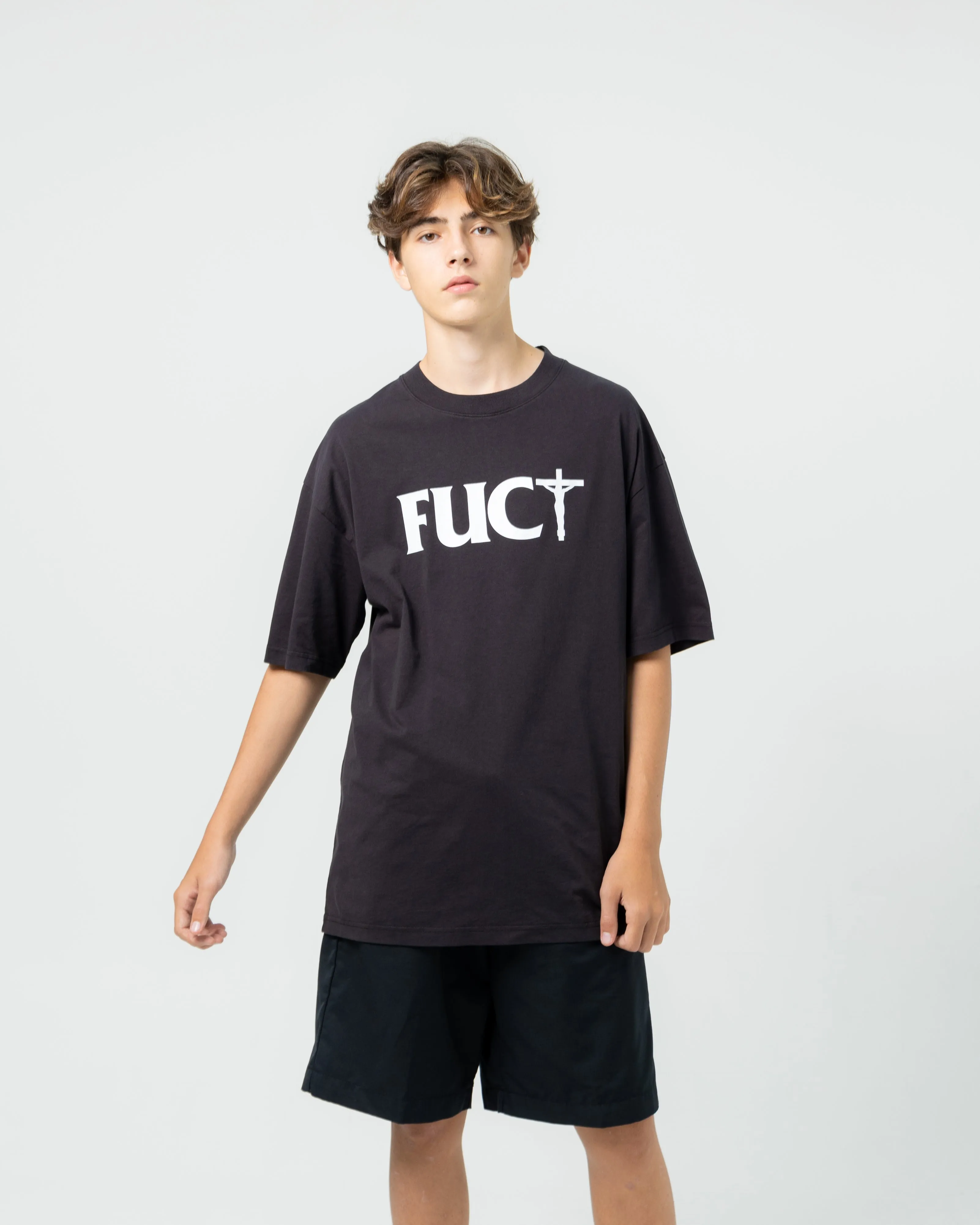 Crossed Tee | Black
