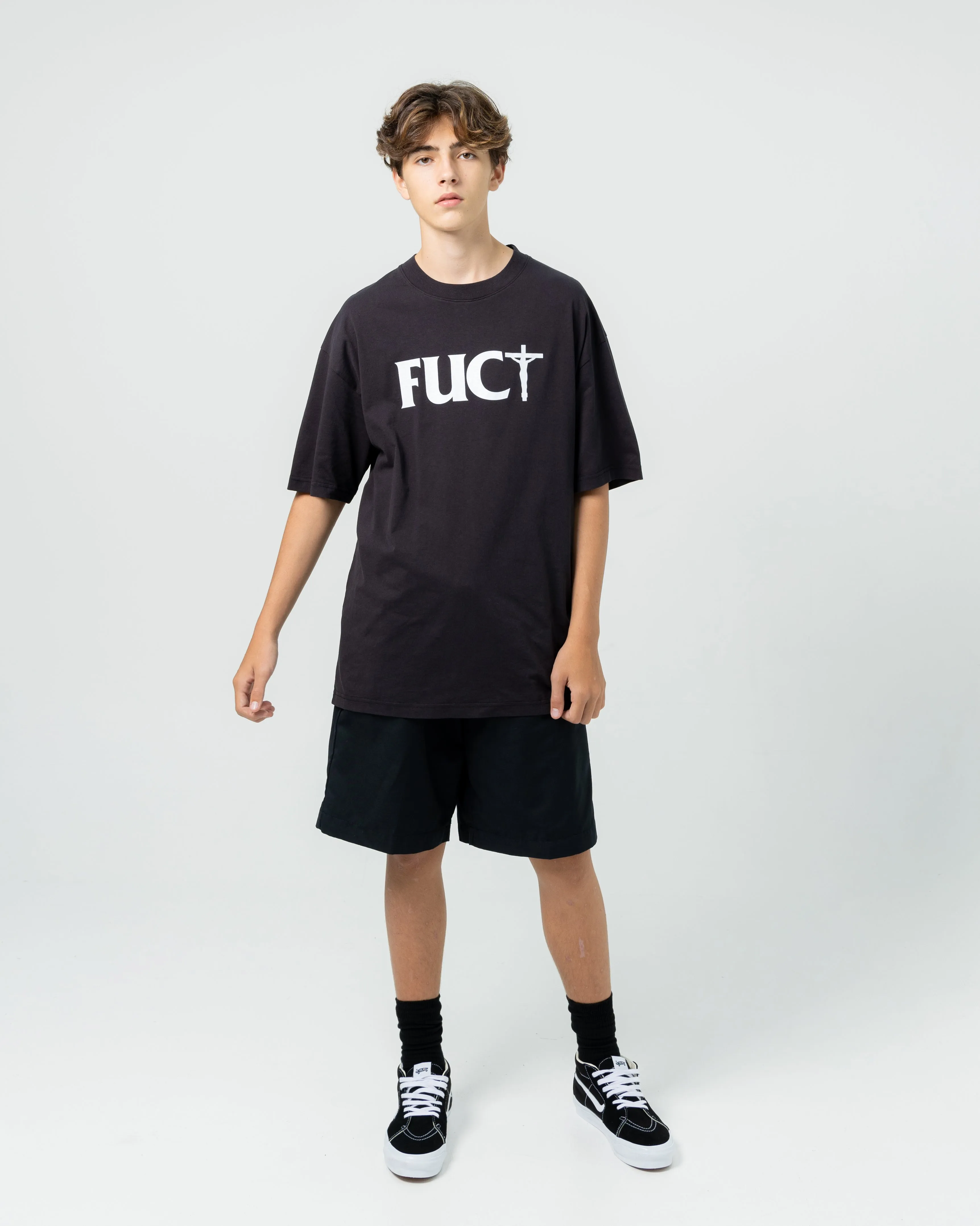 Crossed Tee | Black