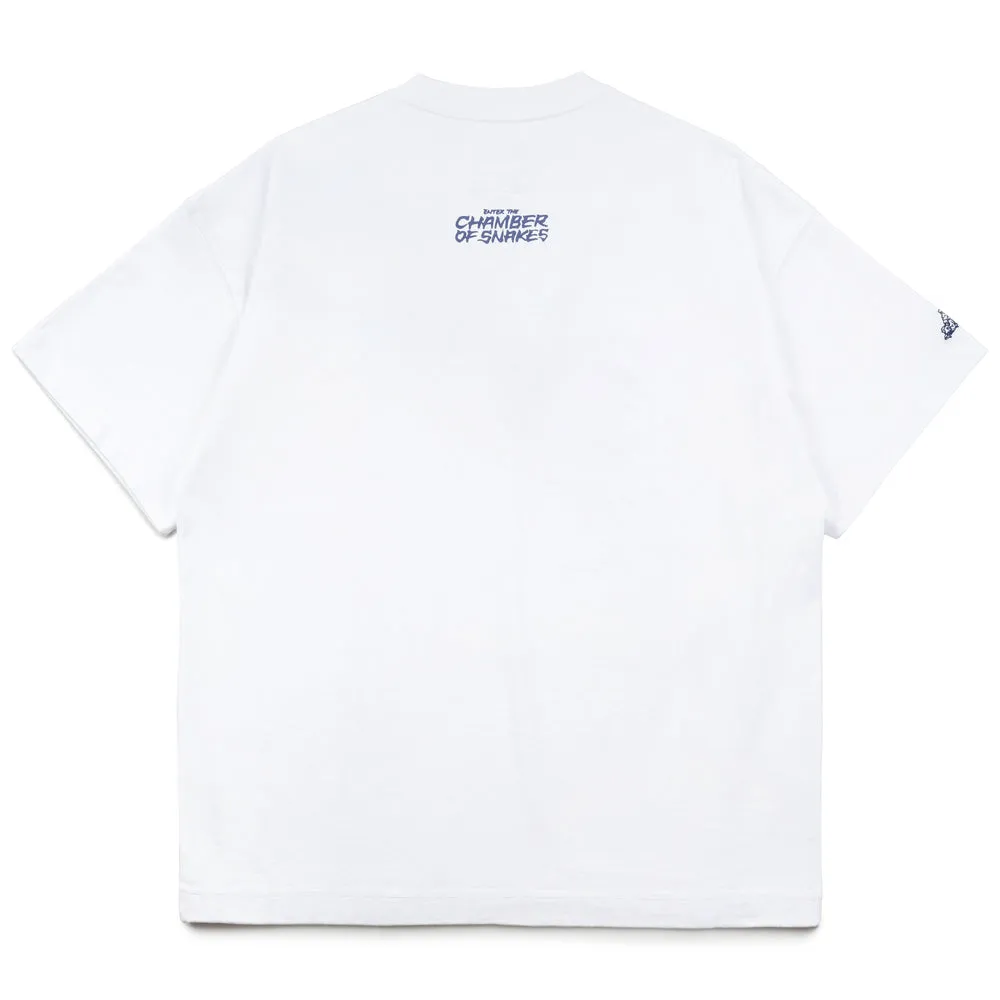 Crossover x Temple of Skate 'The Chamber of Snakes' Tee | White