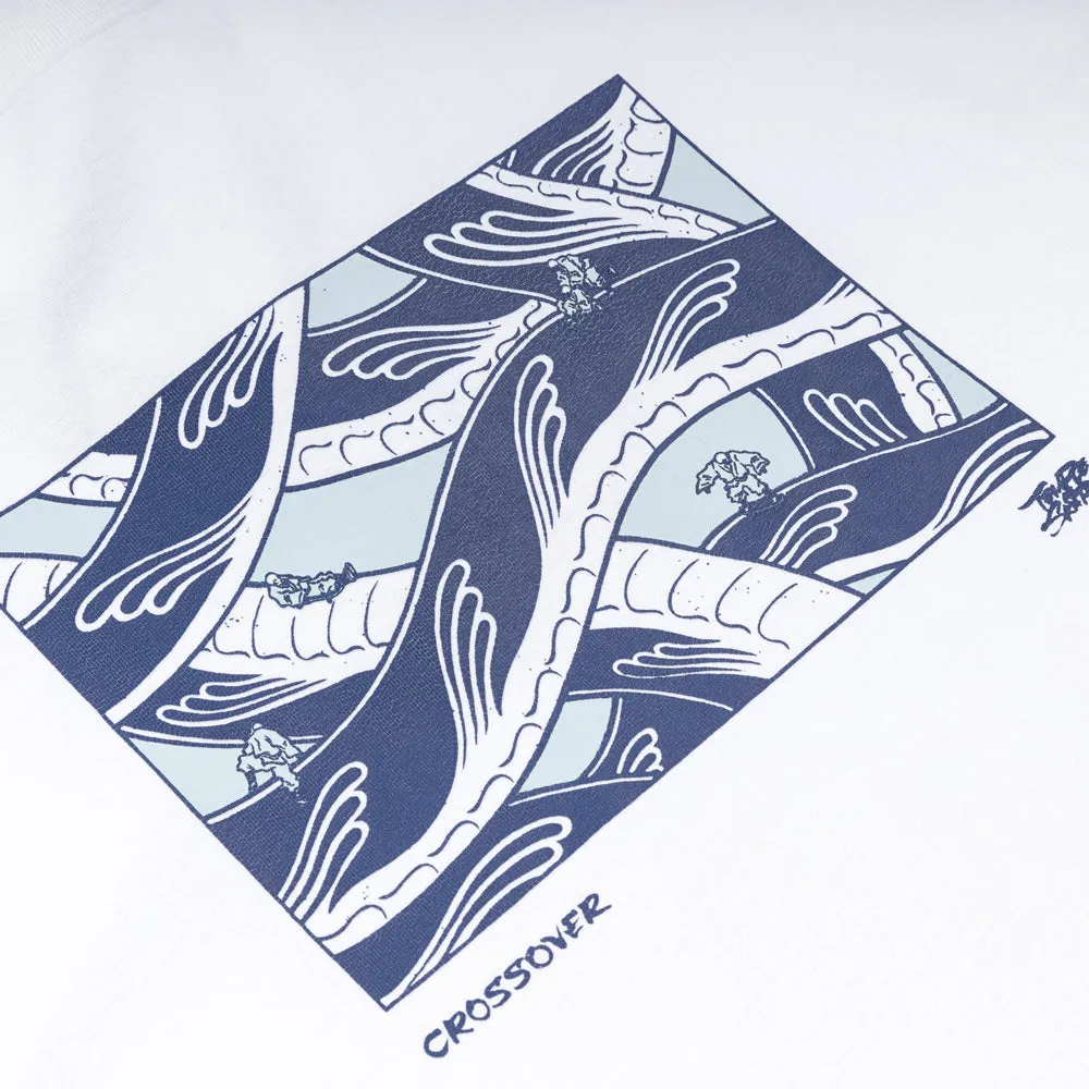 Crossover x Temple of Skate 'The Chamber of Snakes' Tee | White