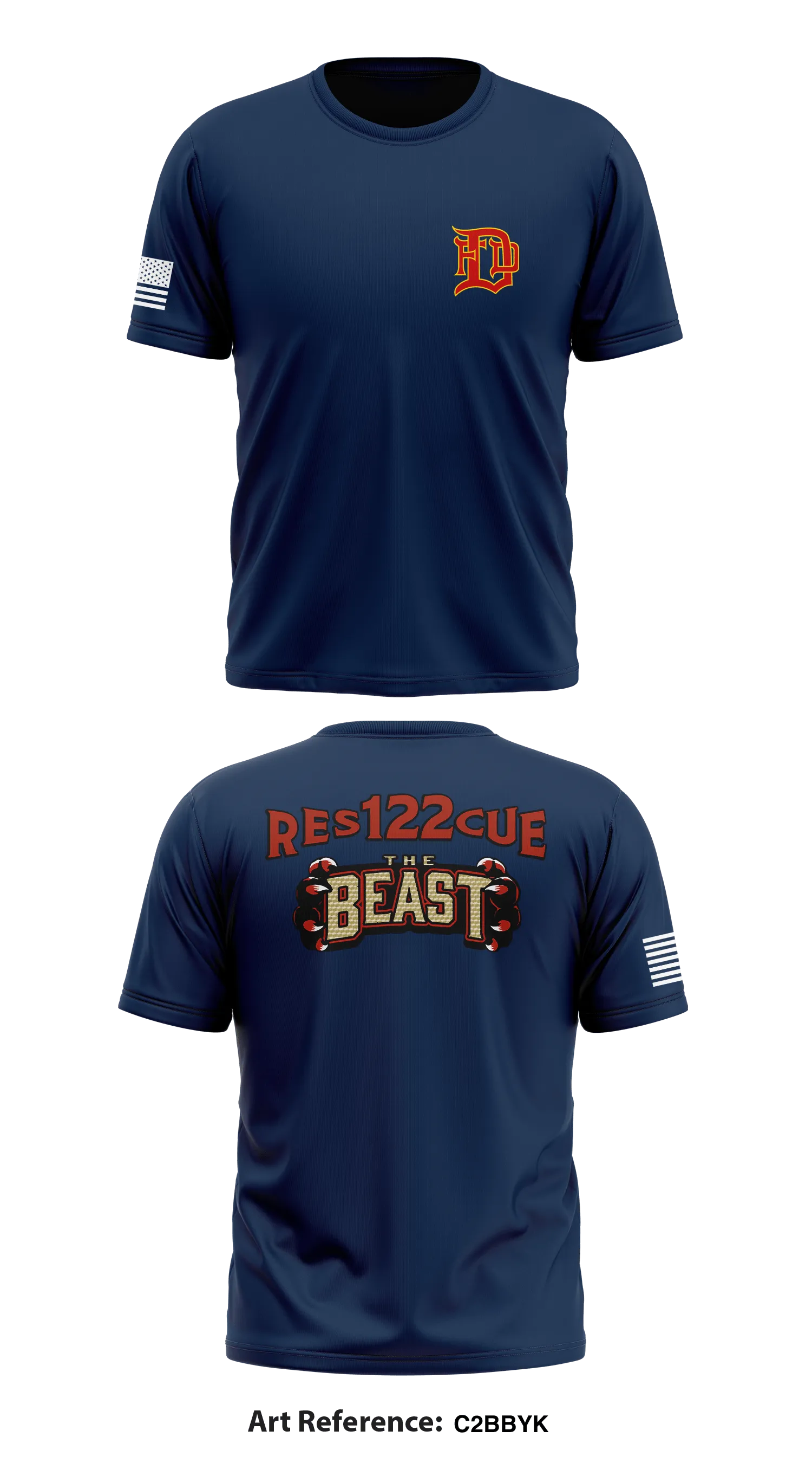 Danvers Fire and Rescue Store 1 Core Men's SS Performance Tee - C2BBYk