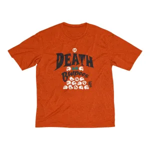 DEATH by Burpees (with CrossFit 8085 on back) - Men's Heather Dri-Fit Tee