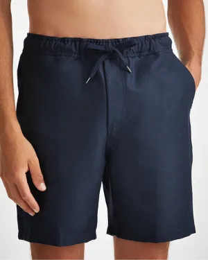 DEREK ROSE | Sydney 2 Men's Shorts | Linen Navy