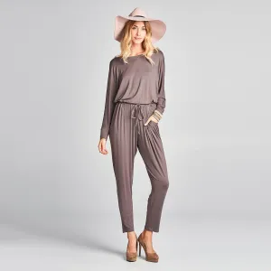 Double-Cross Rayon Jumpsuit