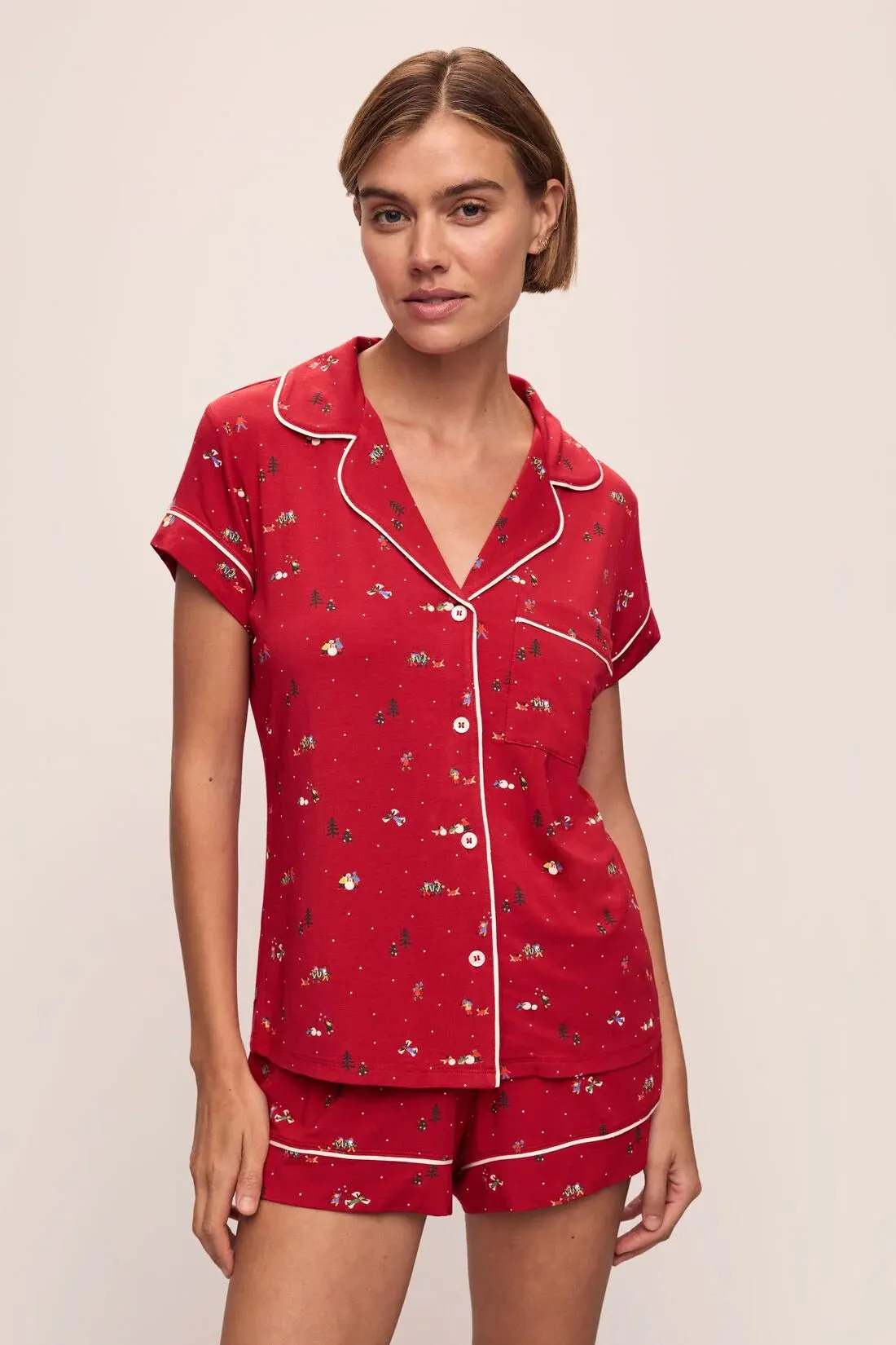 Eberjey Gisele Shortie Short PJ Set