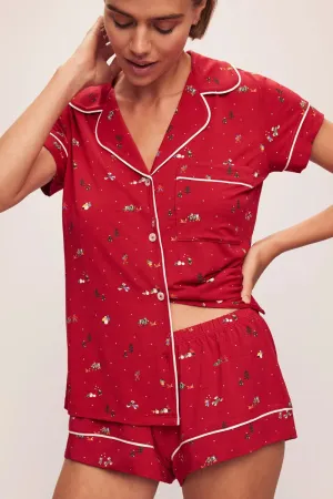 Eberjey Gisele Shortie Short PJ Set