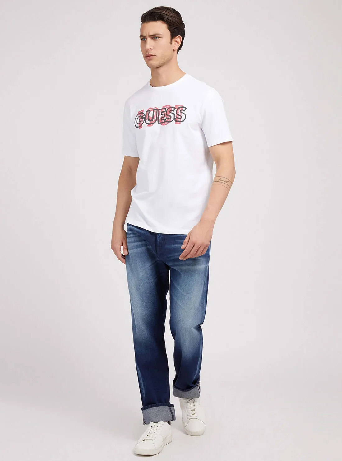Eco White Orwell Logo T-Shirt