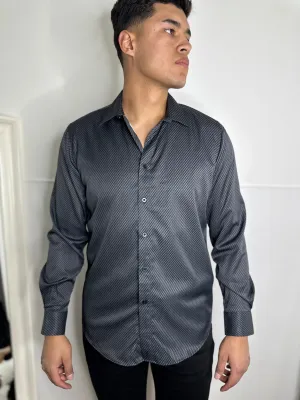 Edgardo Moderno Steel Grey Casual Shirt