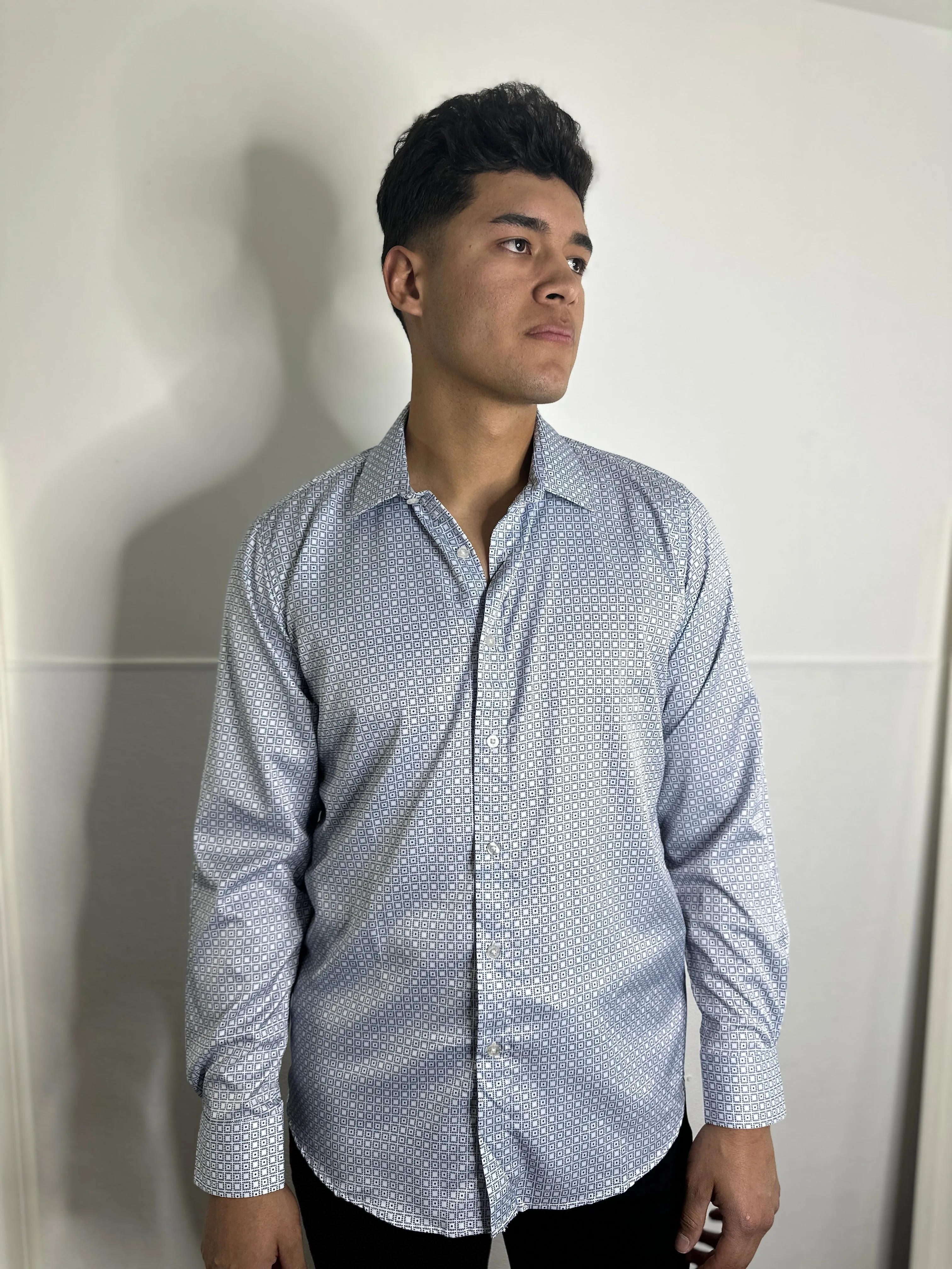 Edwin Moderno Blue Print Shirt