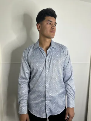 Edwin Moderno Blue Print Shirt
