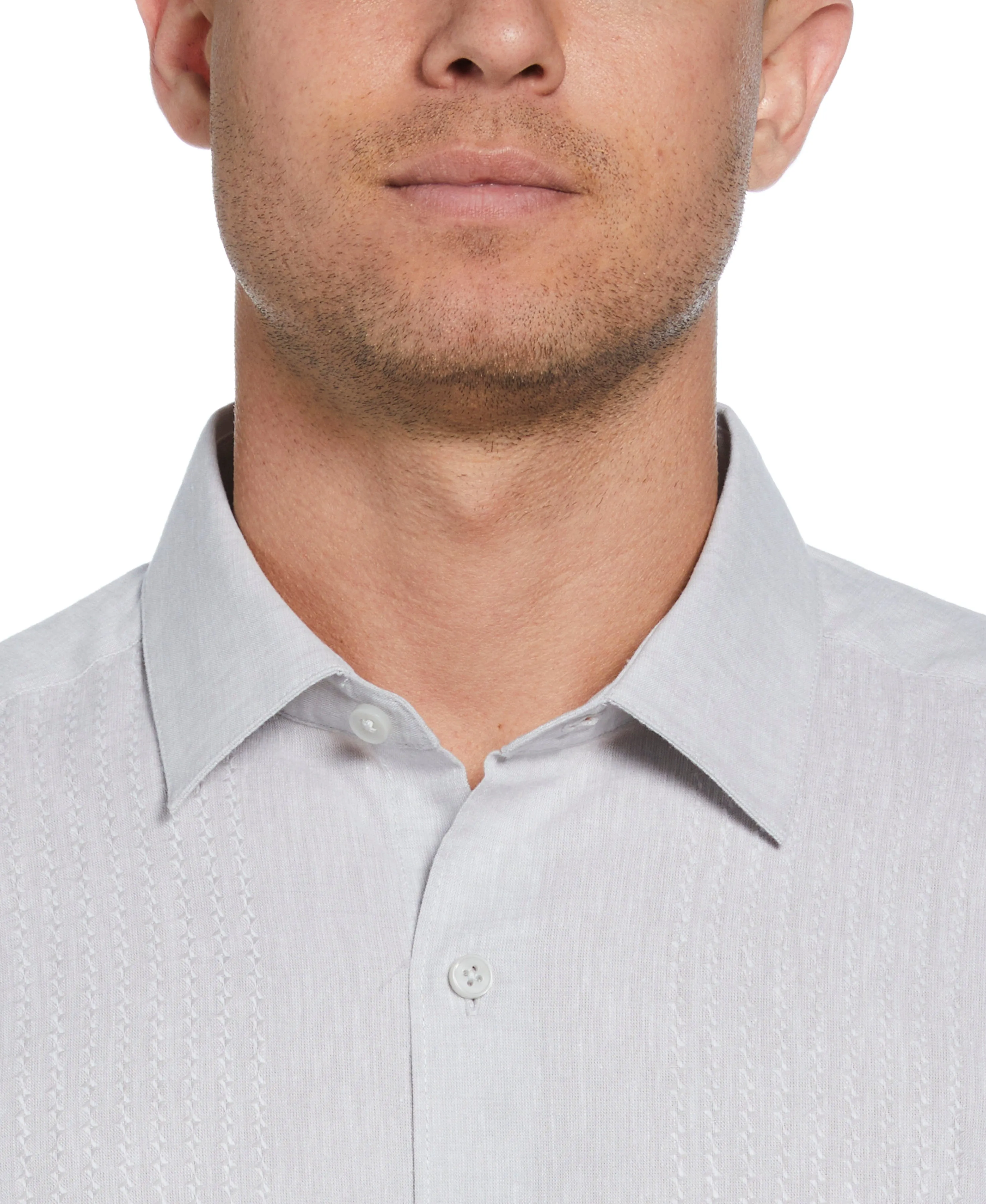 Engineered Dobby Panels Shirt