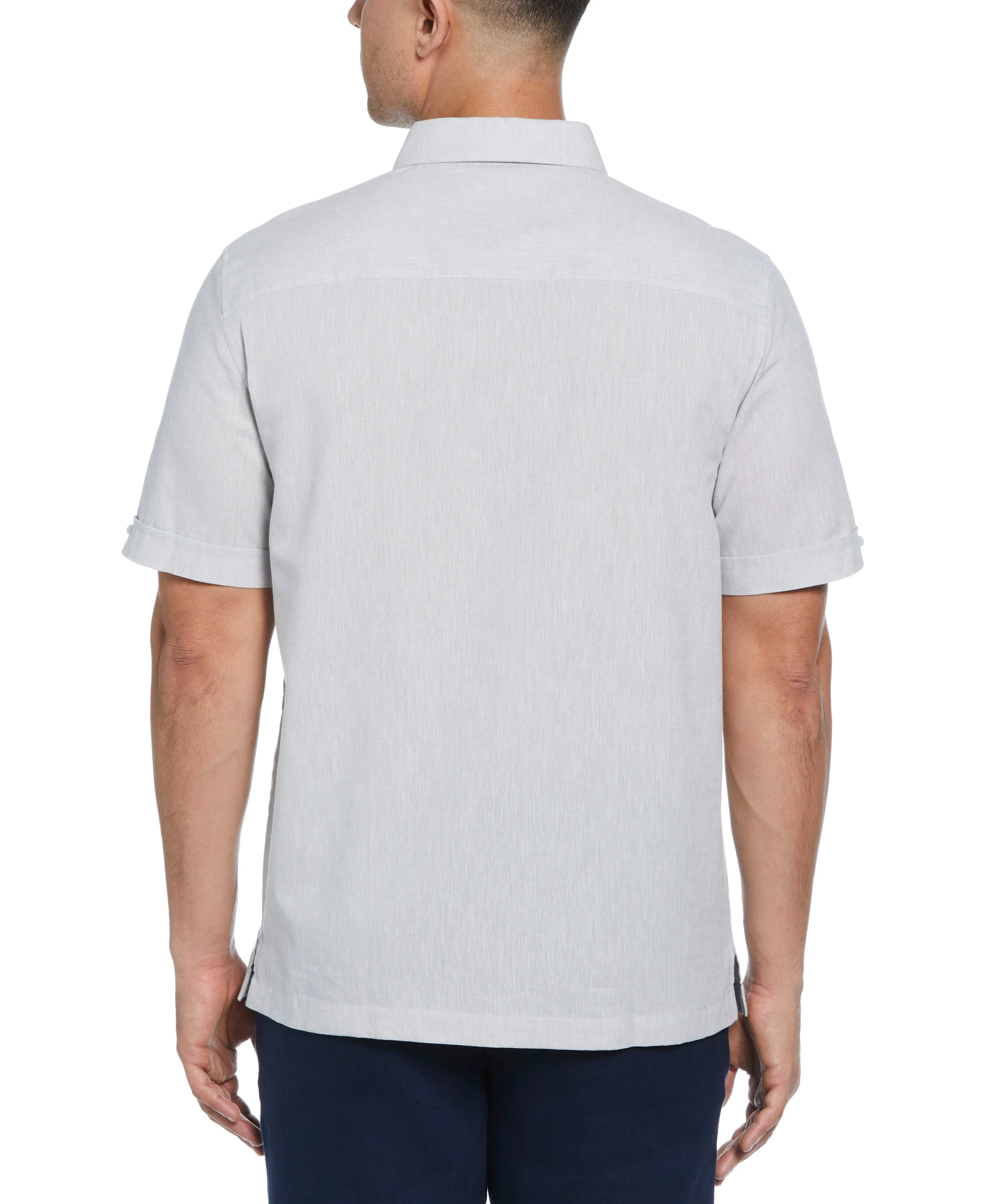 Engineered Dobby Panels Shirt