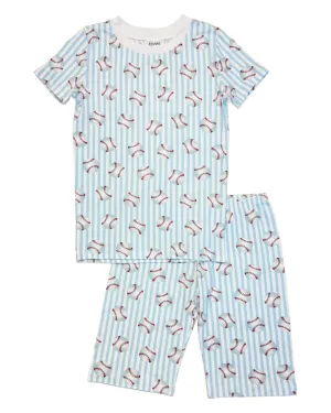 esme- Baseball Short Sleeve Set