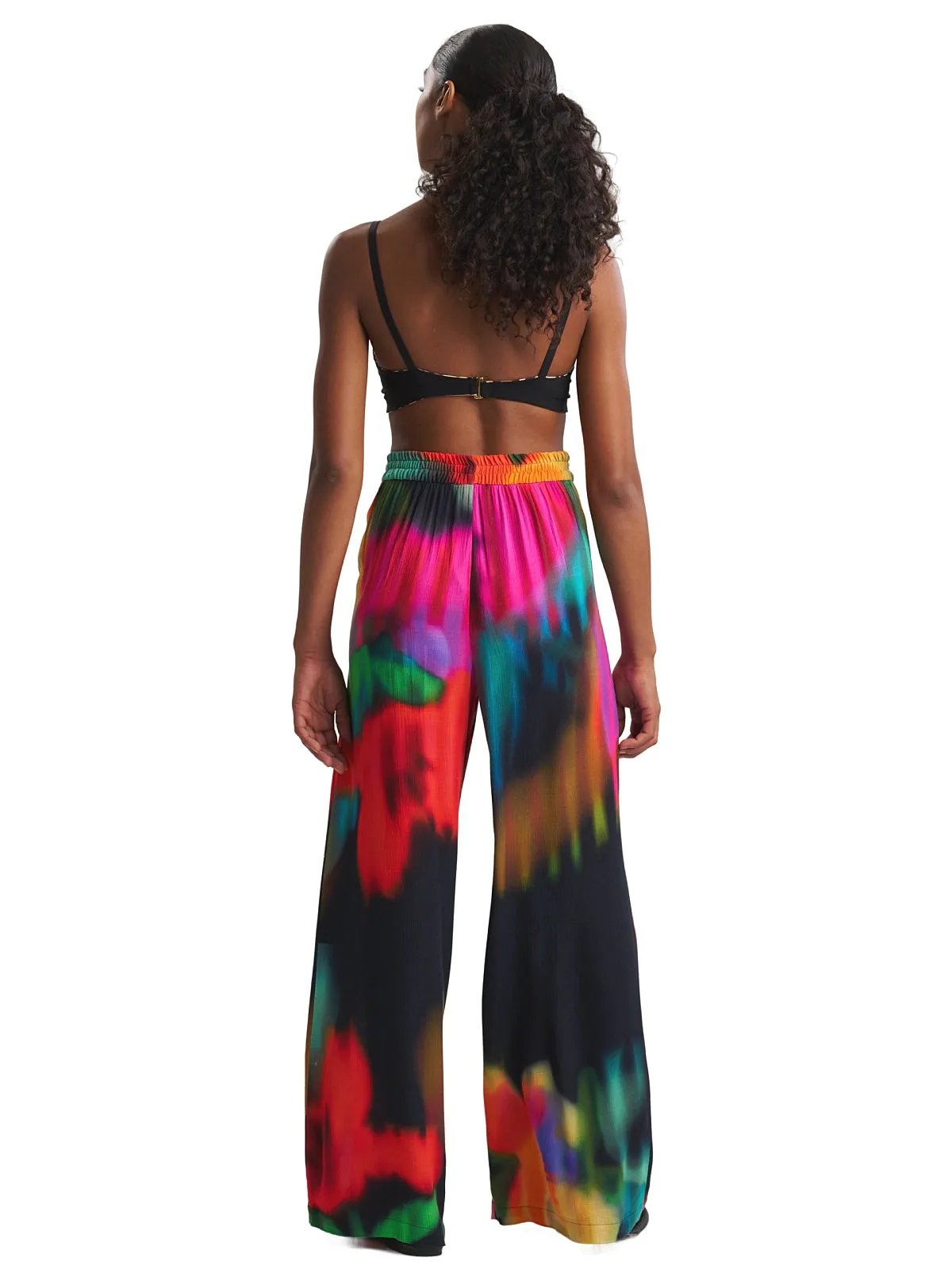 Floral Mirage Rayon Pants