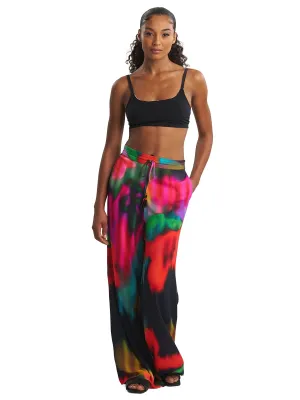 Floral Mirage Rayon Pants