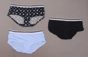 Fruit of the Loom Women's 3 Pairs Modal Girl Short Boy Shorts