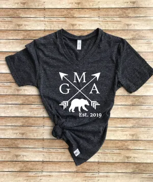 Grandma Arrows Shirt Custom Date