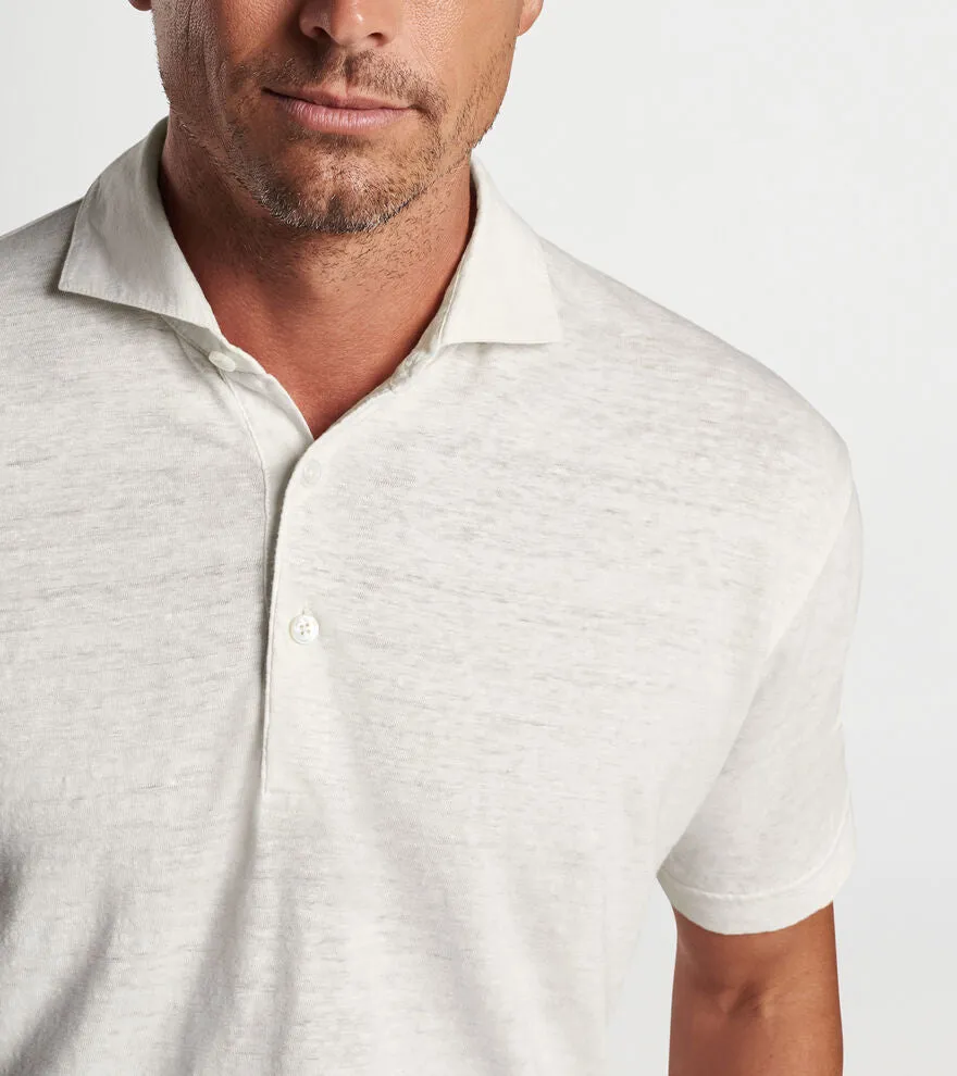 Greystone Short Sleeve Polo in Almond