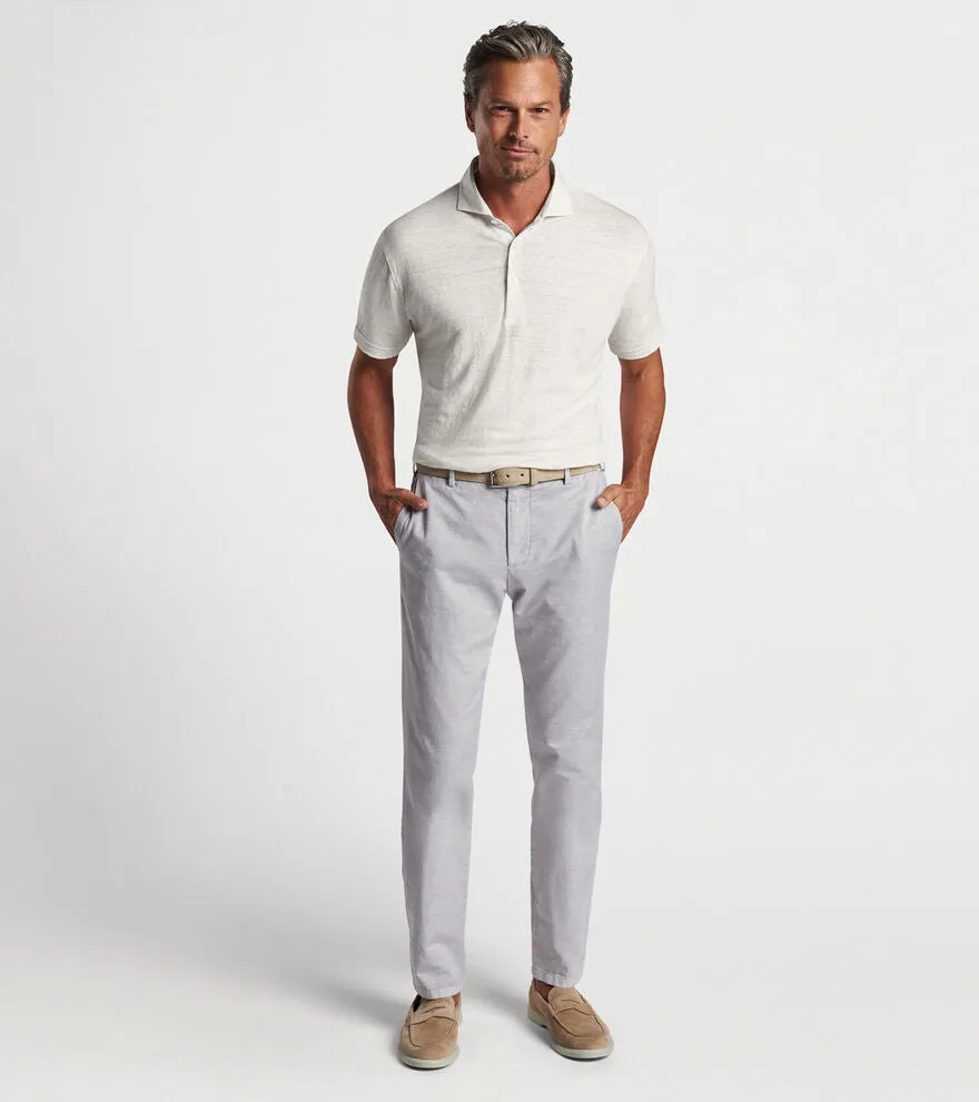 Greystone Short Sleeve Polo in Almond