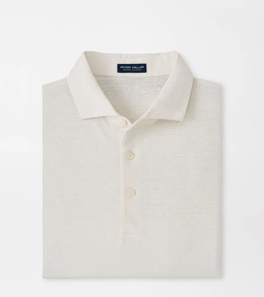 Greystone Short Sleeve Polo in Almond