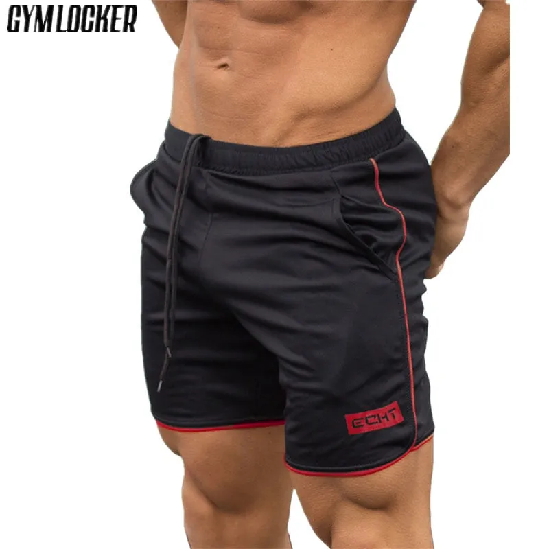 GYMLOCKER 2018 Men's Casual Summer Shorts Sexy Sweatpants Male Fitness Bodybuilding Workout Man Fashion Crossfit Short pants