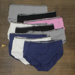 Hanes Women's 9pk Cool comfort Cotton Stretch Briefs Underwear Multicolor 8