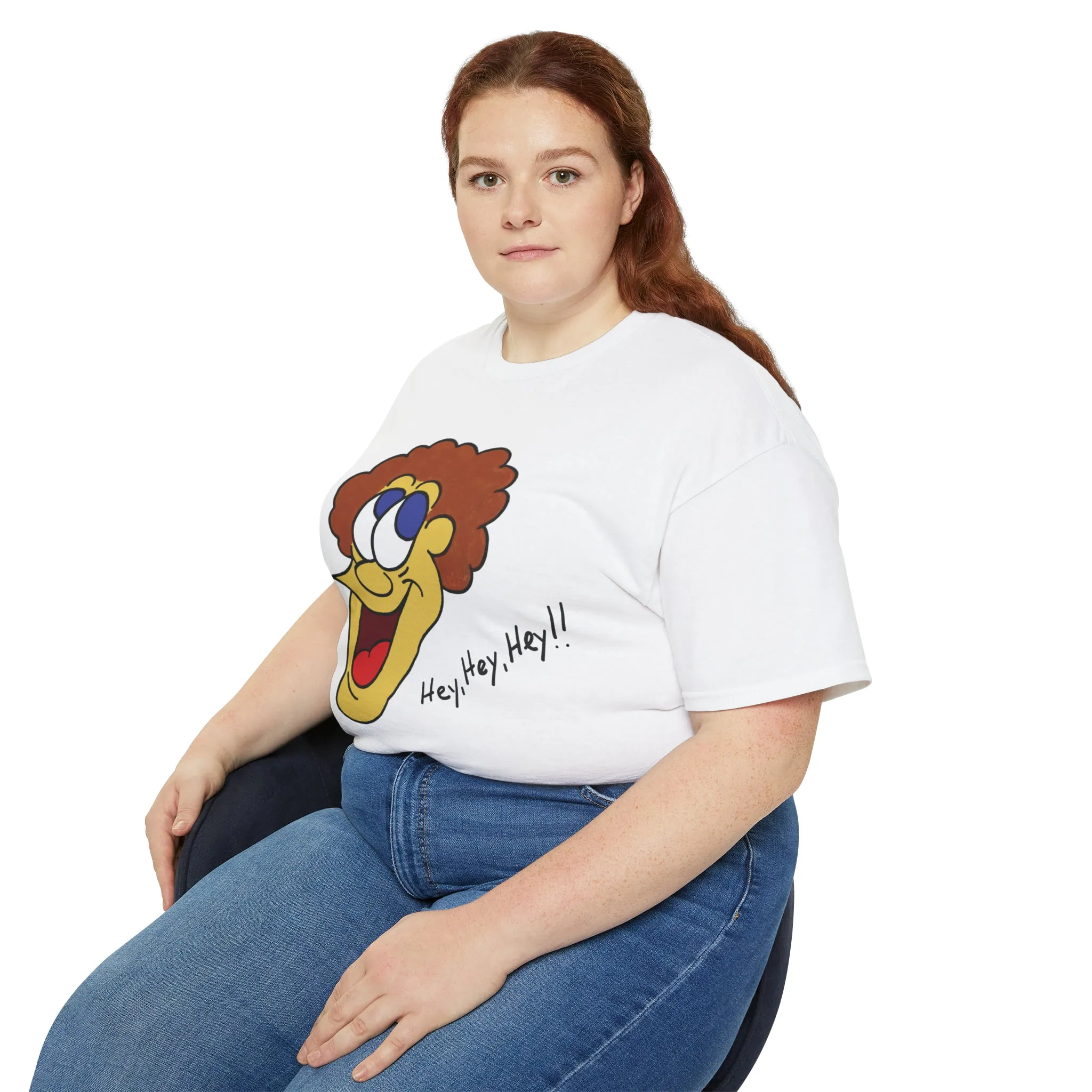Hey, Hey, Hey!! Unisex Ultra Cotton Tee