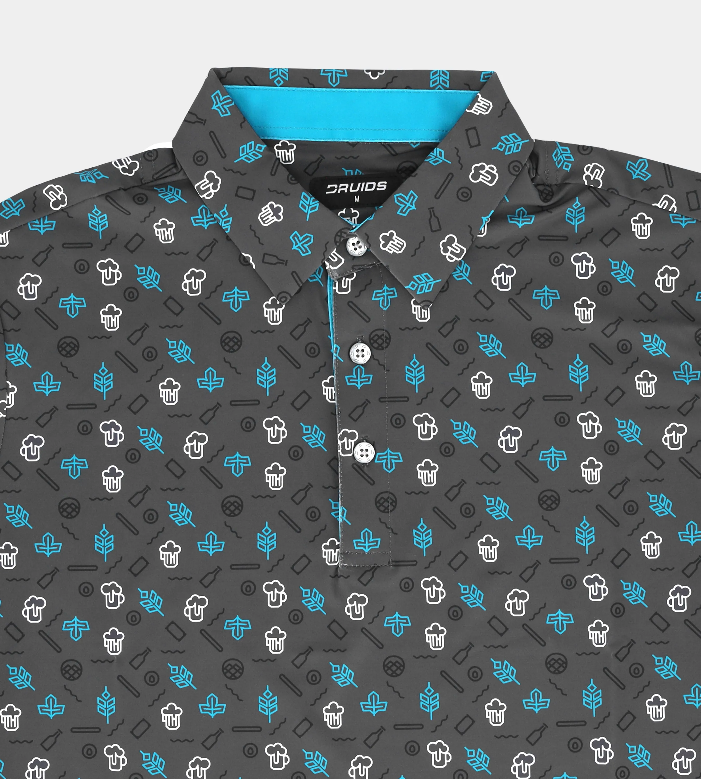 HOPS N BARLEY POLO - BLACK