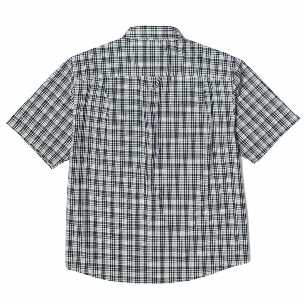 HUF H STAR PLAID S/S SHIRT - LINEN