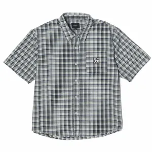 HUF H STAR PLAID S/S SHIRT - LINEN