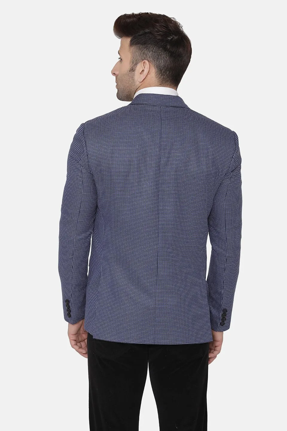 Imported Rayon Blue Blazer