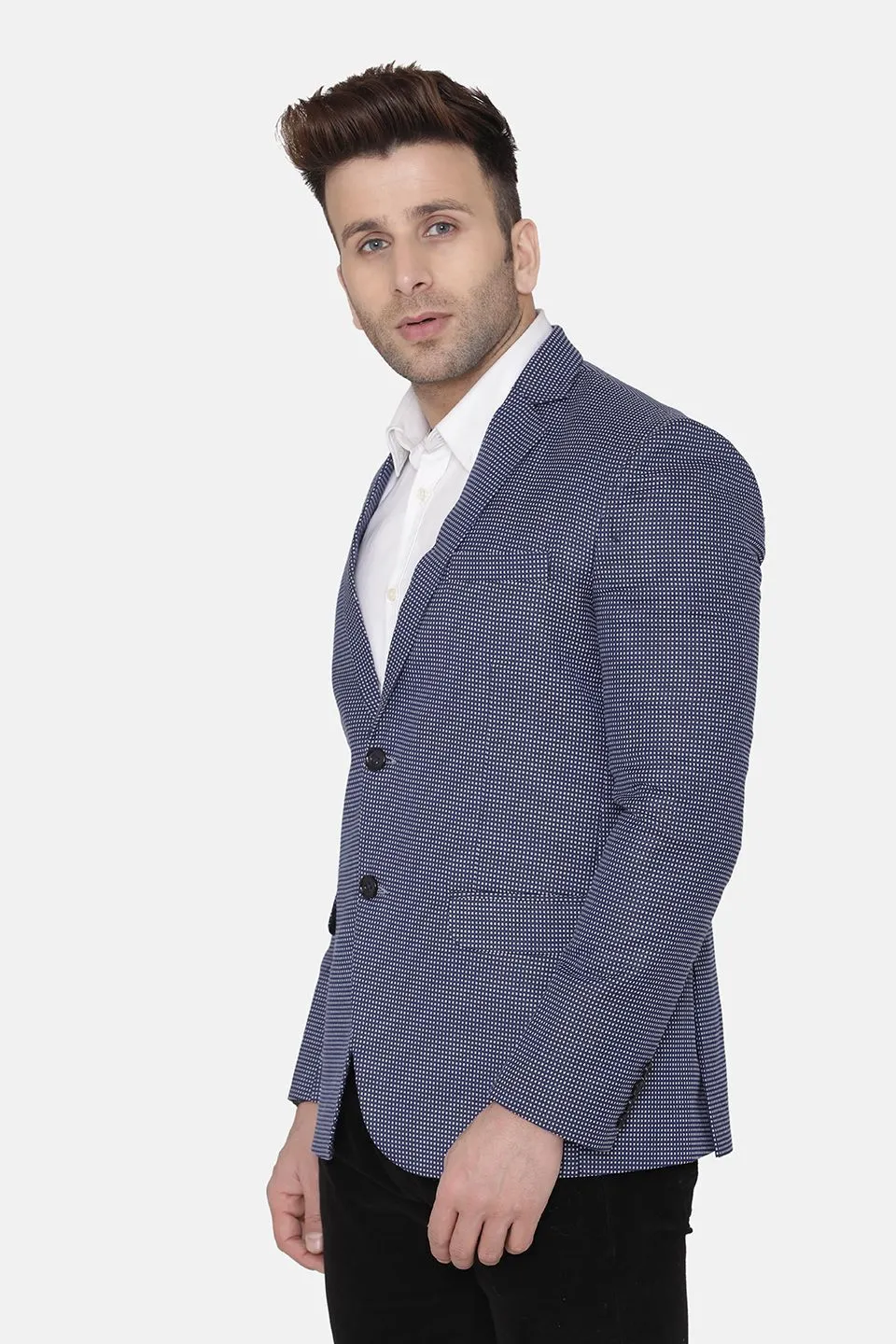 Imported Rayon Blue Blazer