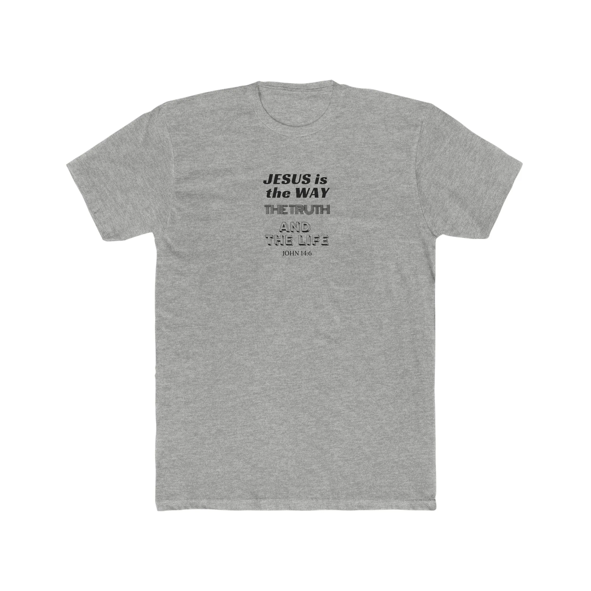 Jesus is the Way Men's Cotton Crew Tee