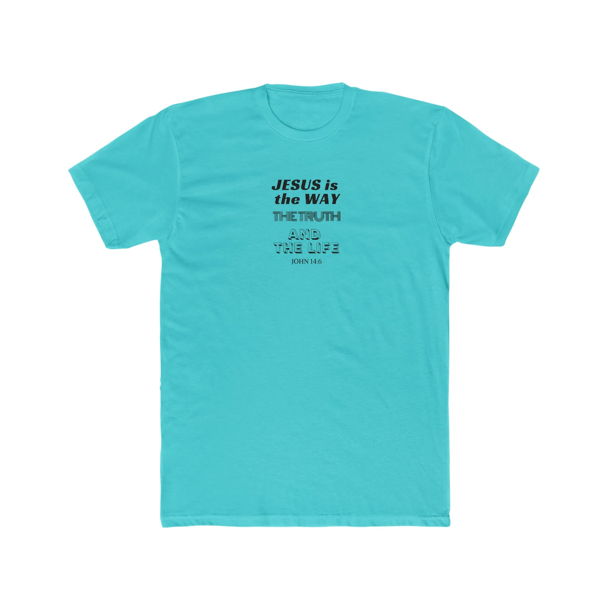 Jesus is the Way Men's Cotton Crew Tee