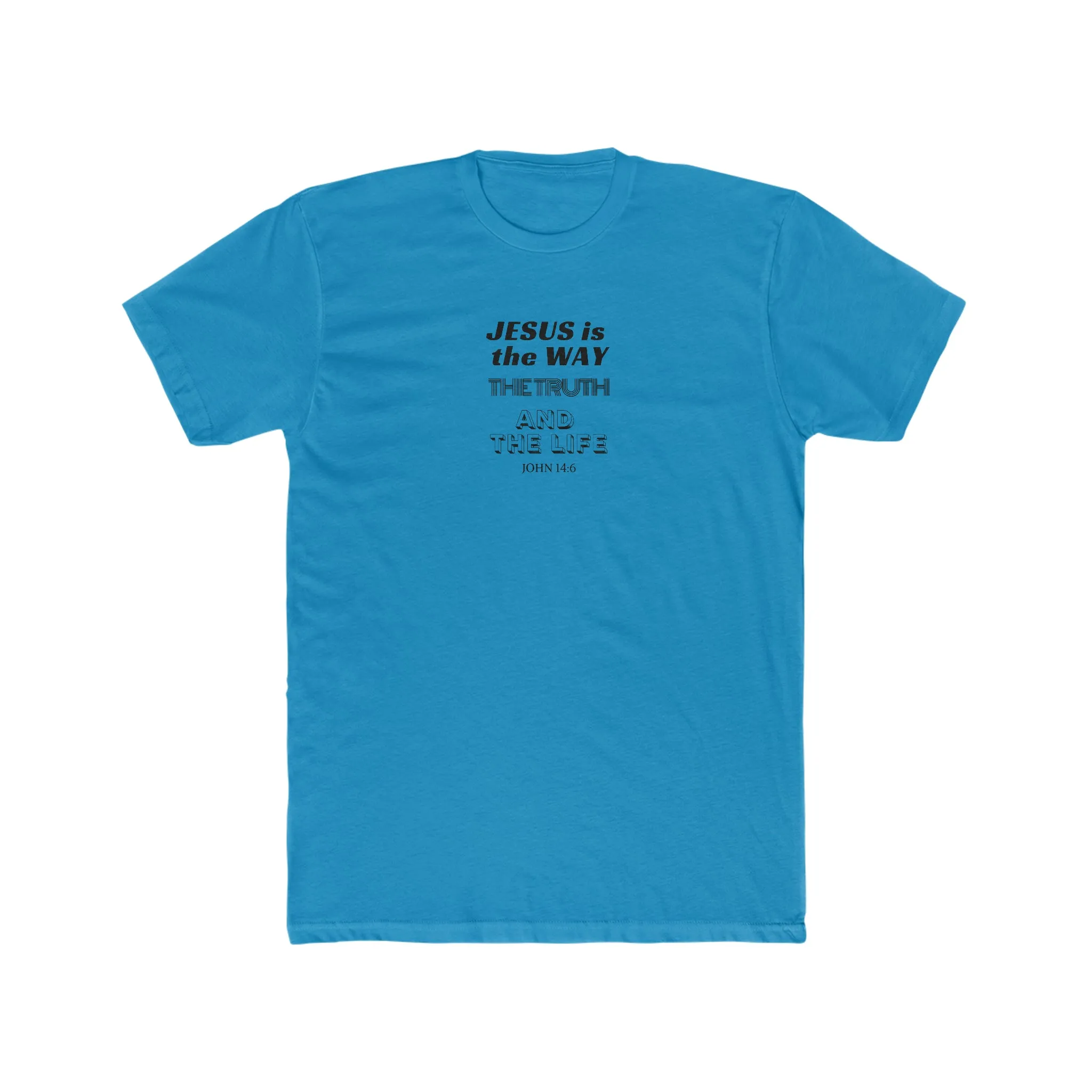 Jesus is the Way Men's Cotton Crew Tee