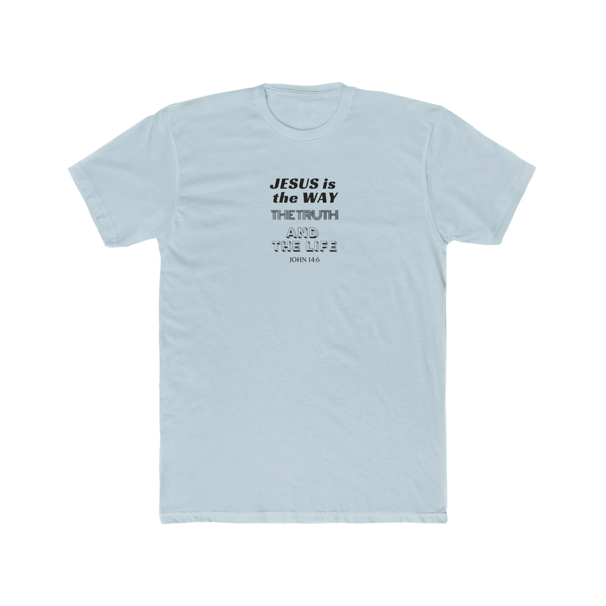 Jesus is the Way Men's Cotton Crew Tee