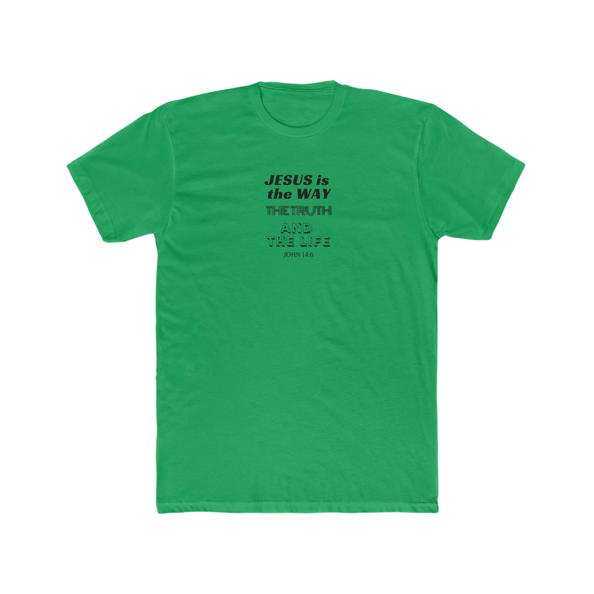 Jesus is the Way Men's Cotton Crew Tee