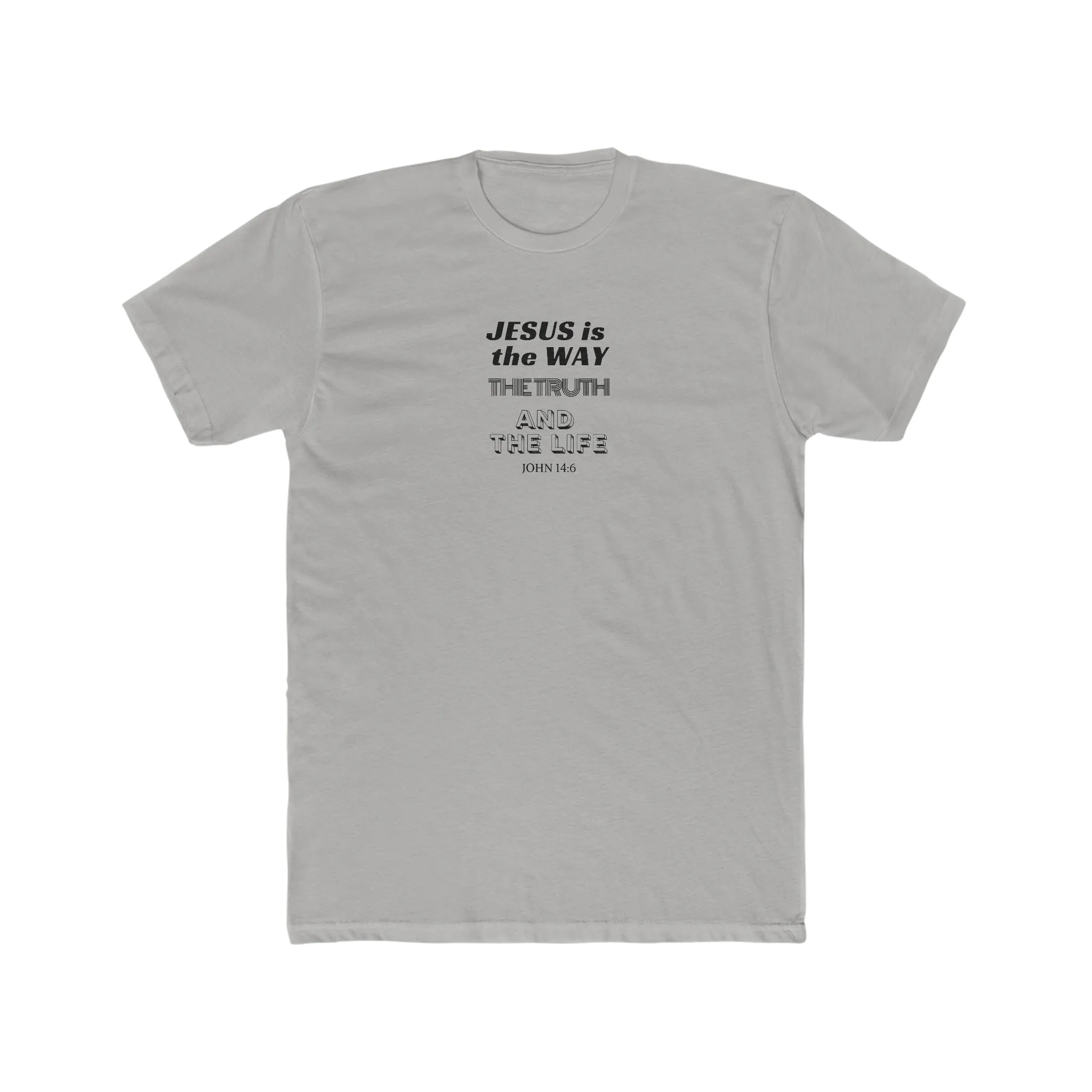 Jesus is the Way Men's Cotton Crew Tee