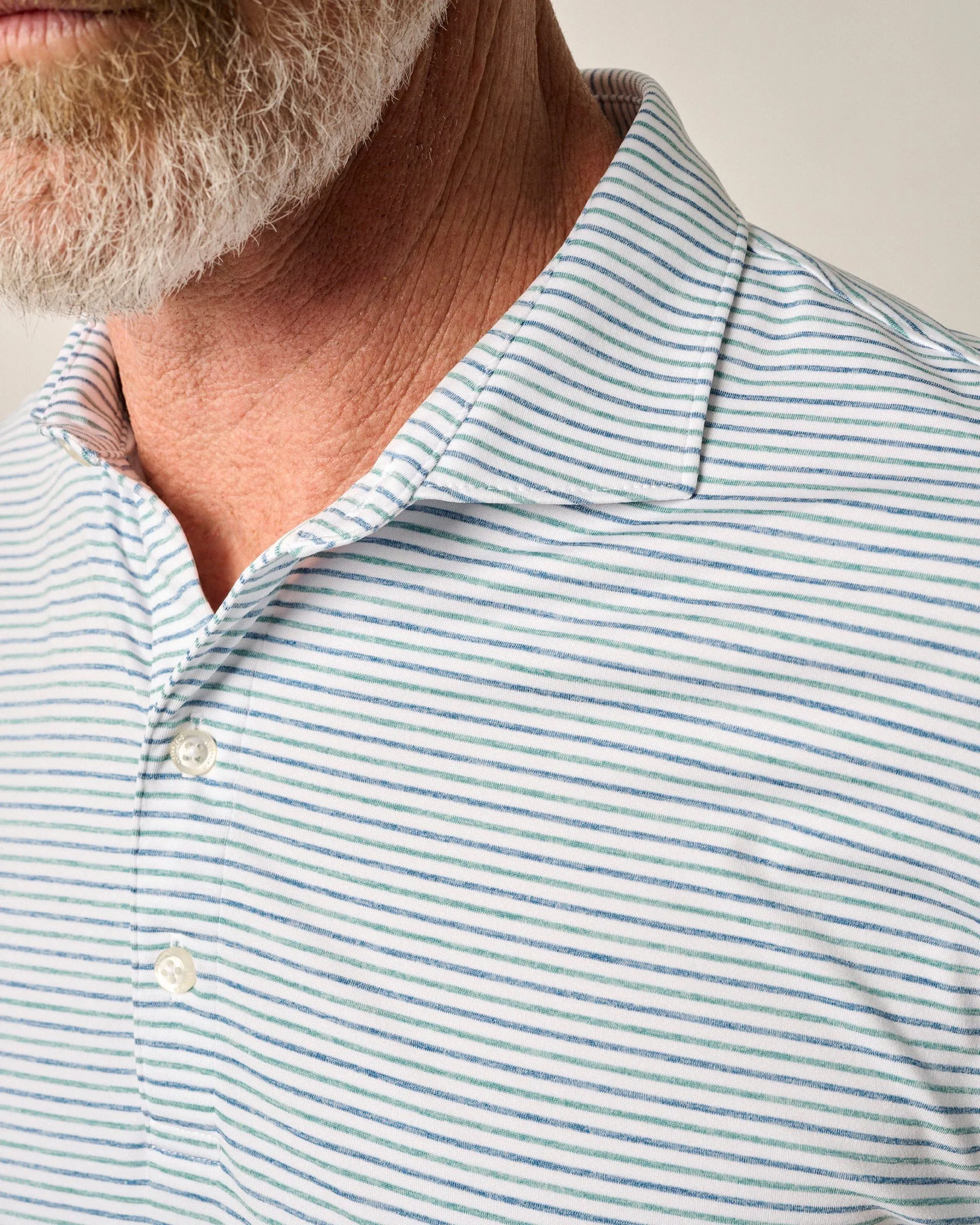 Johnnie-O Performance Jersey Polo - Vik Stripe