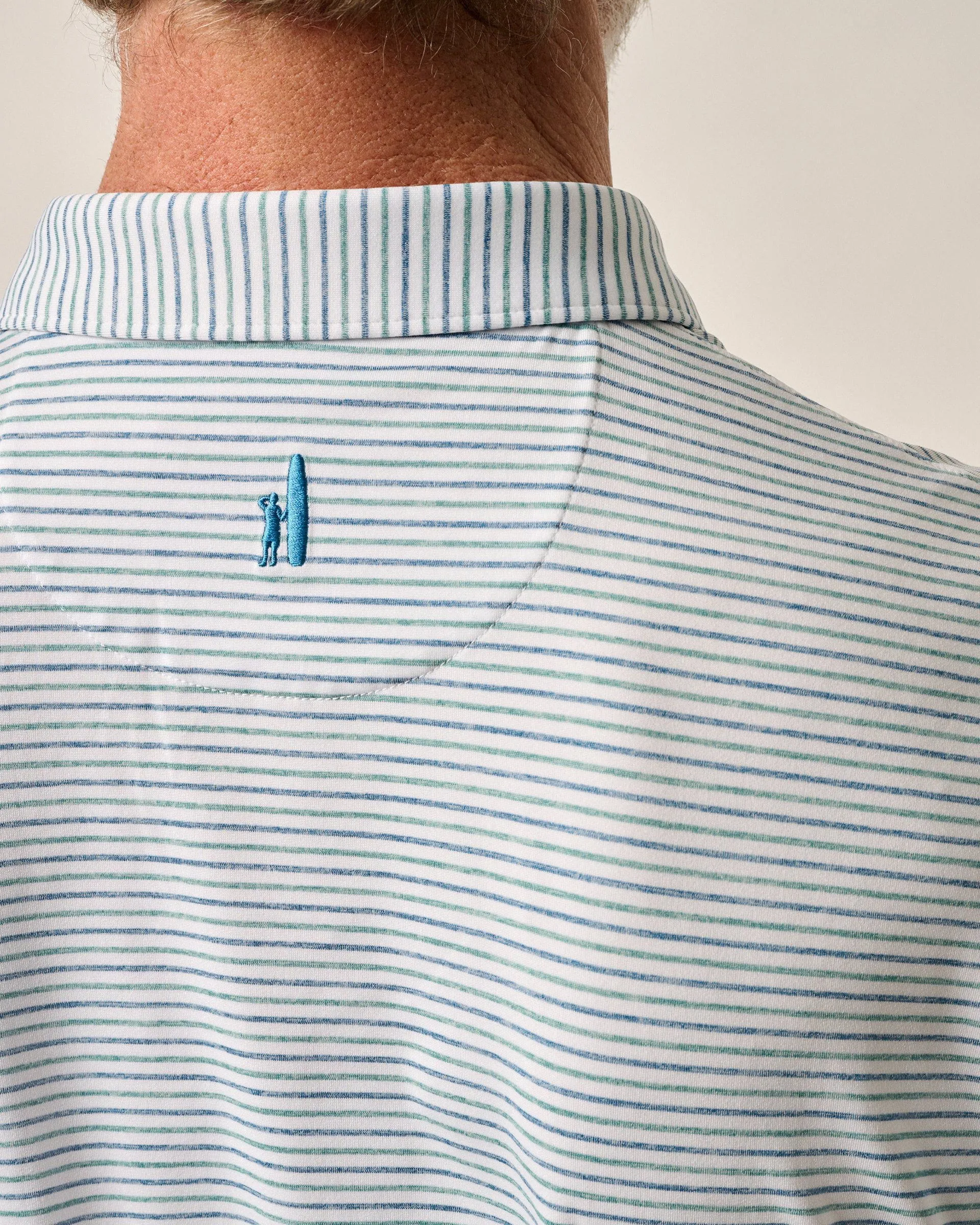 Johnnie-O Performance Jersey Polo - Vik Stripe
