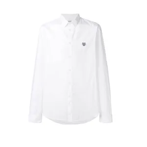 Kenzo Men's Tiger Patch Long Sleeve Woven Shirt