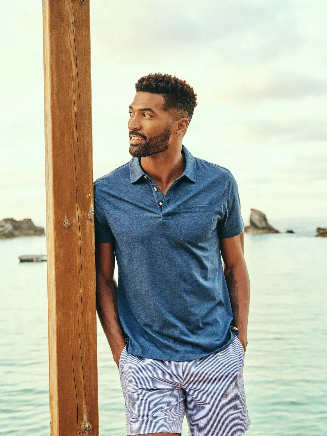 Kismet Polo | Dark Denim