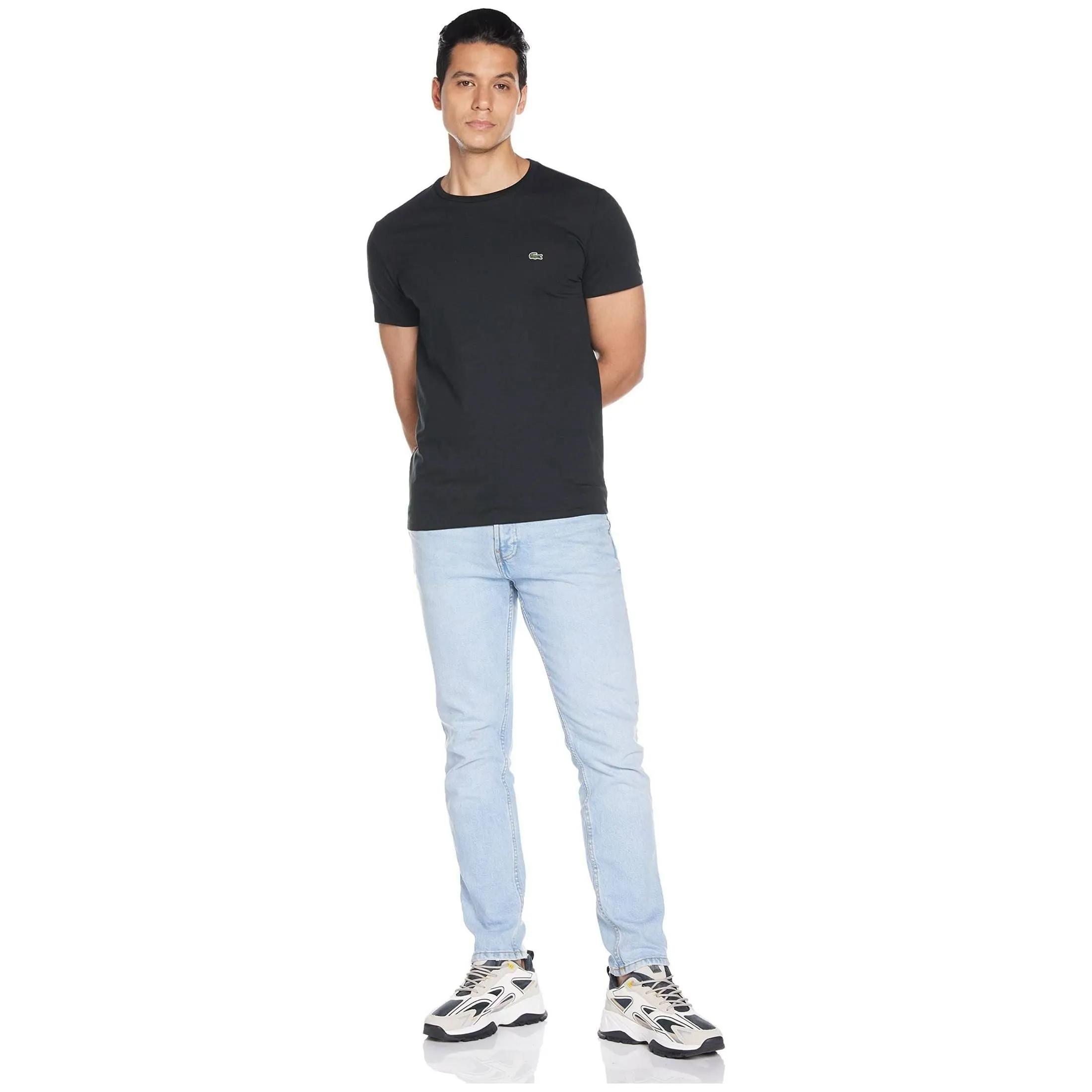 Lacoste Mens TH6709 Crew Neck T-Shirt T-Shirt