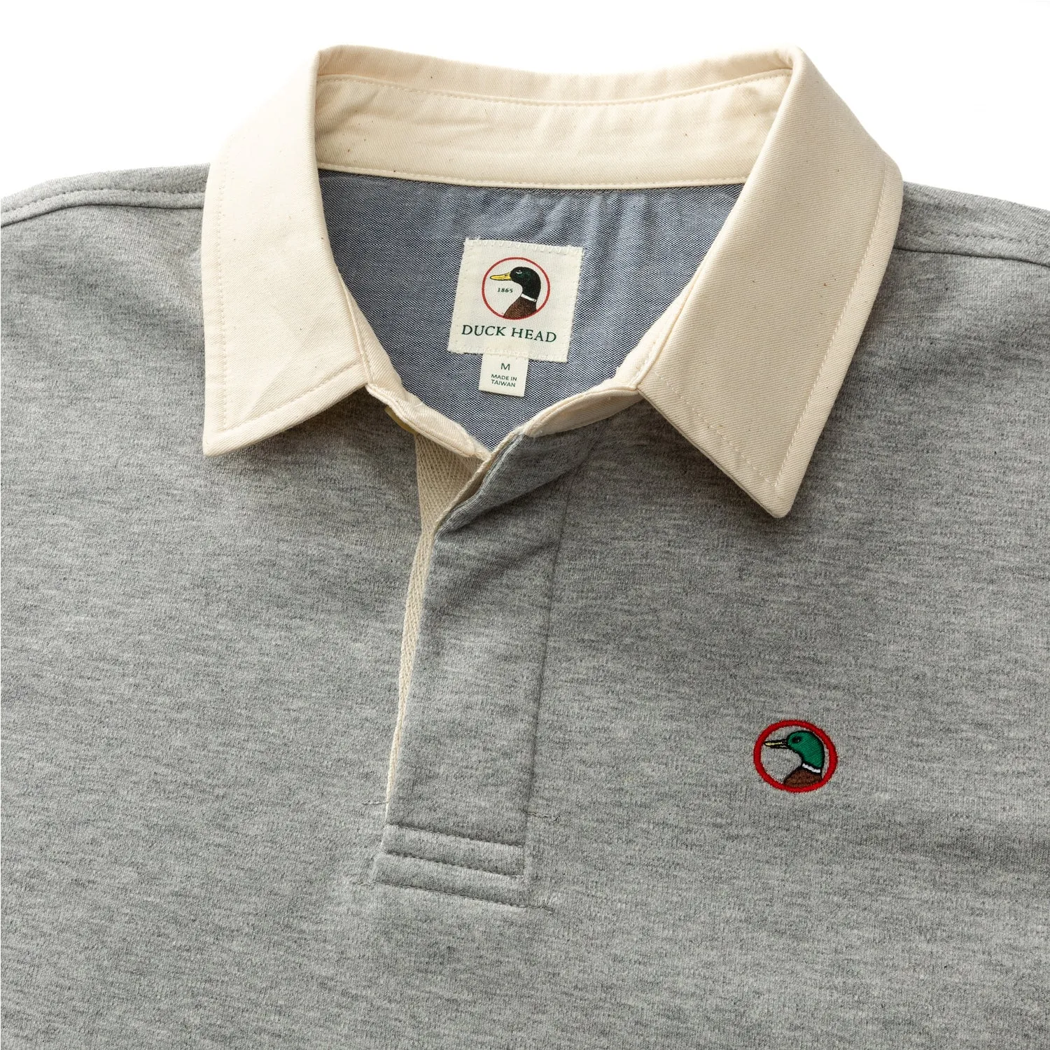 Legacy Solid Rugby Shirt (Quarry Grey Heather)