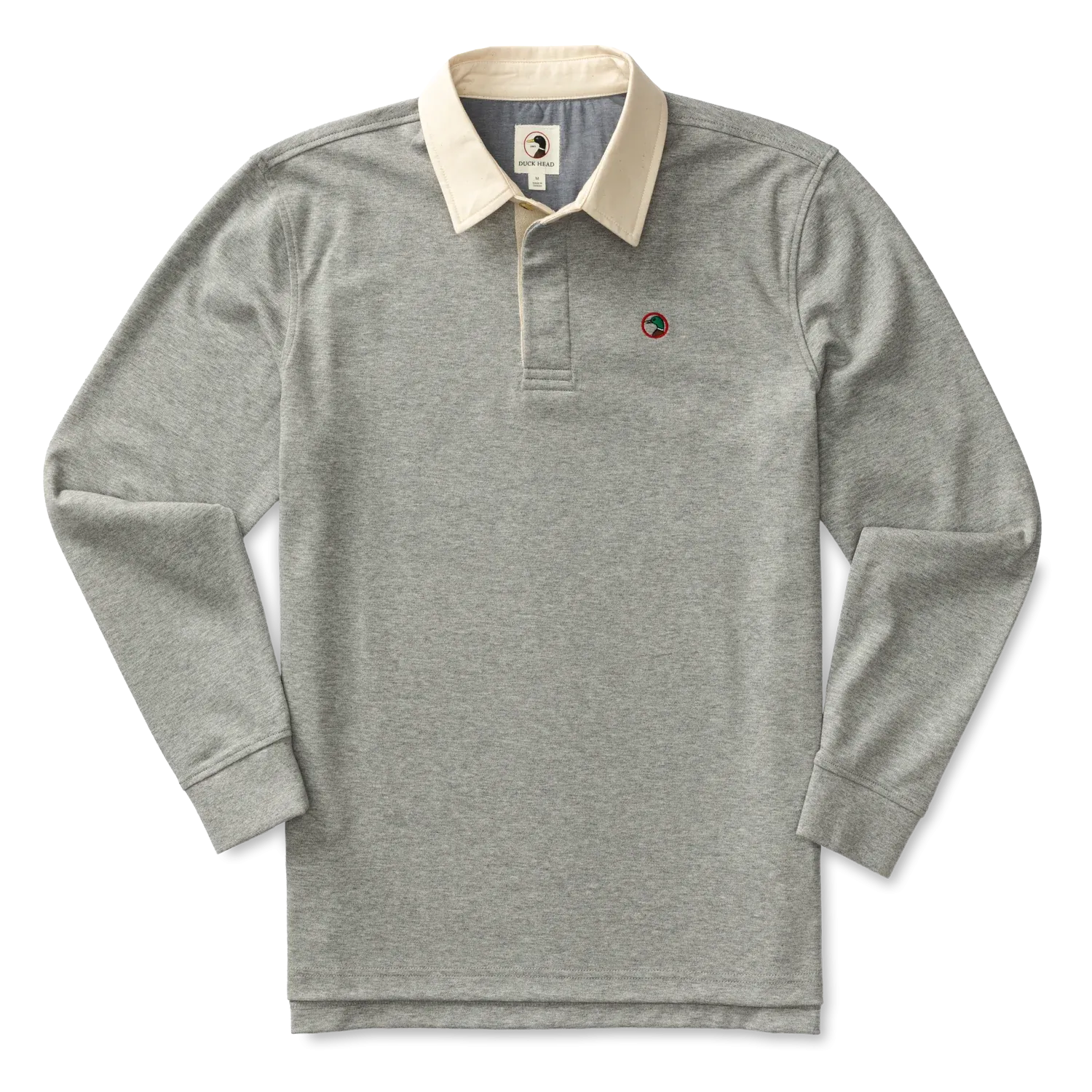 Legacy Solid Rugby Shirt (Quarry Grey Heather)